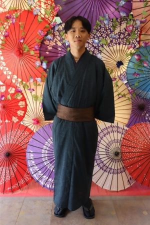 男性着物