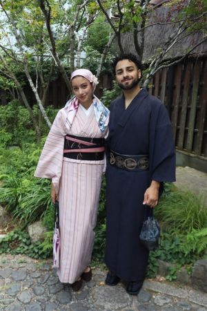 男性着物