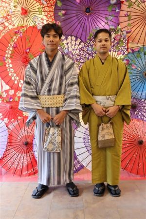 男性着物