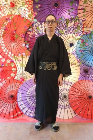 男性着物