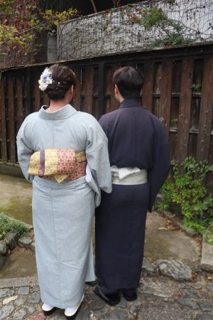 男性着物