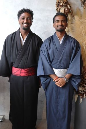 男性着物