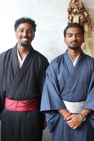 男性着物