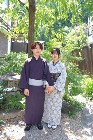 男性着物