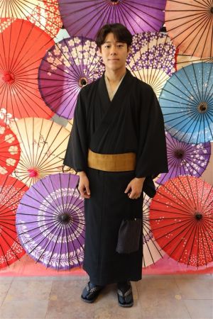 男性着物