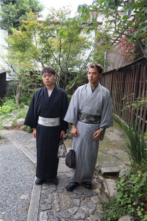 男性着物