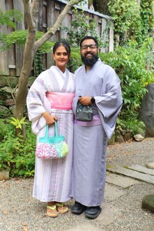 男性着物