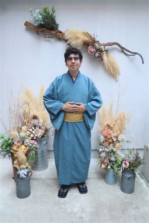 男性着物