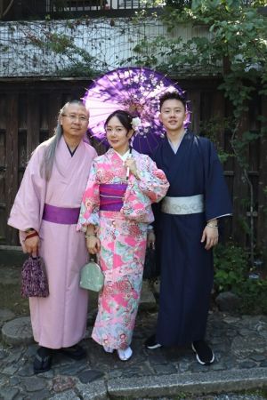 男性着物