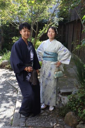 男性着物