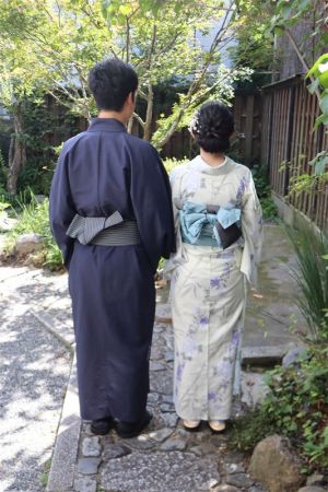 男性着物