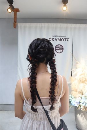 フリーチョイスヘアセット