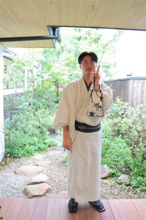 男性着物