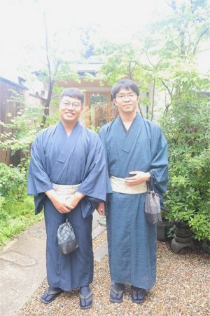男性着物