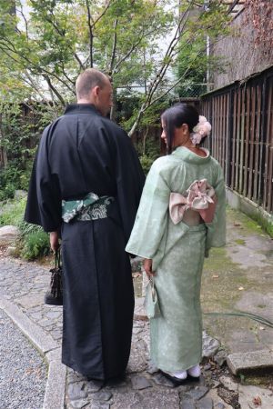 男性着物