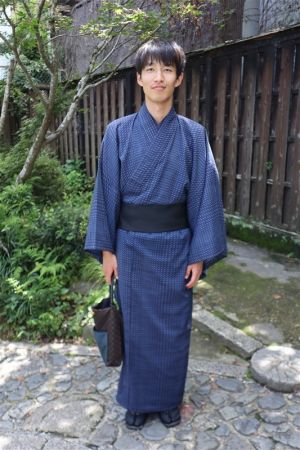 男性着物