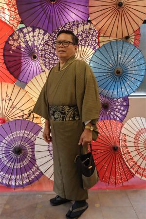 男性着物
