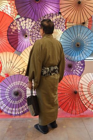 男性着物