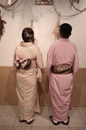 男性着物