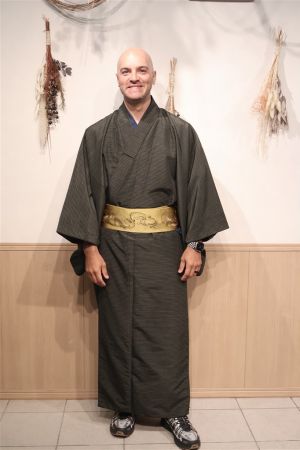 男性着物