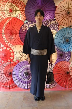 男性着物