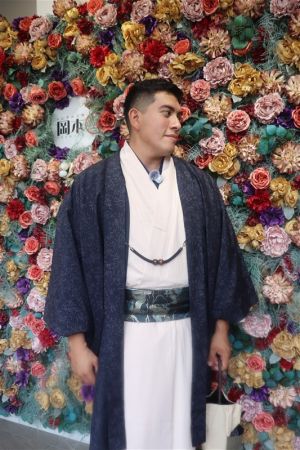 男性着物