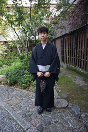 男性着物