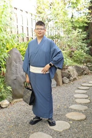 男性着物