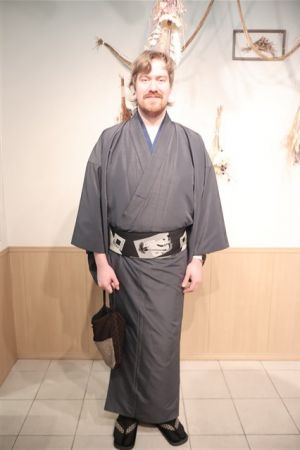 男性着物