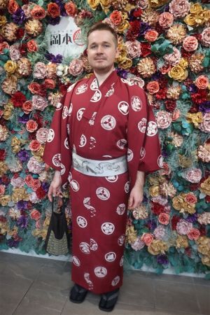 男性着物