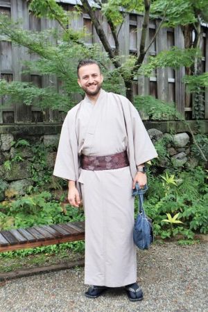 男性着物