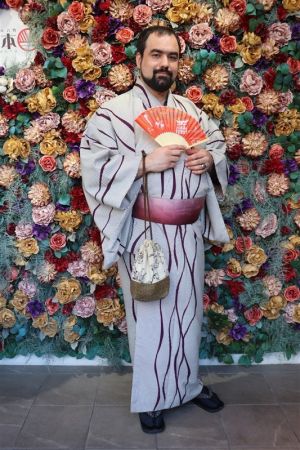 男性着物