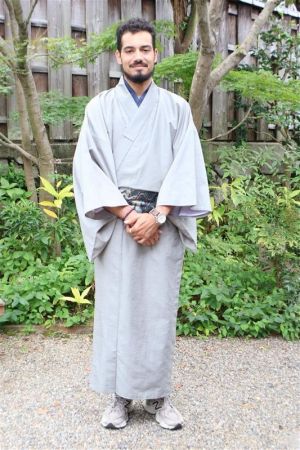 男性着物