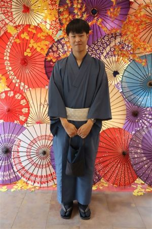男性着物