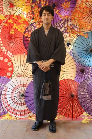 男性着物