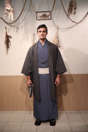 男性着物