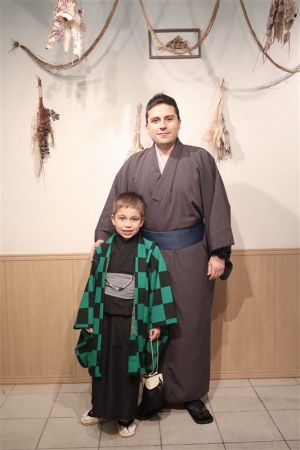 男性着物