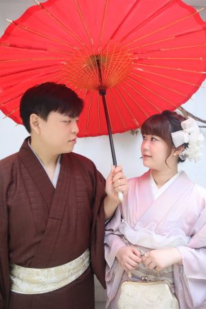男性着物