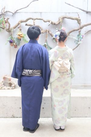 男性着物