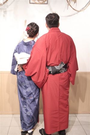 男性着物