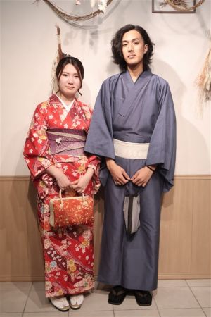 男性着物