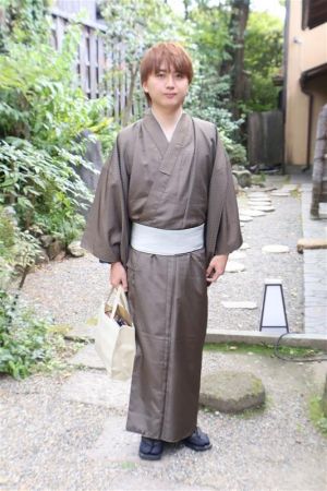 男性着物