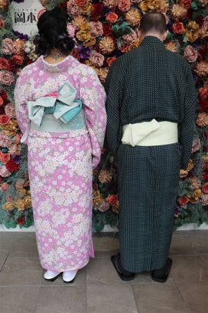 男性着物