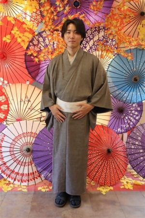 男性着物