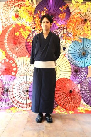 男性着物