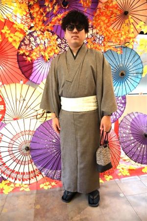 男性着物