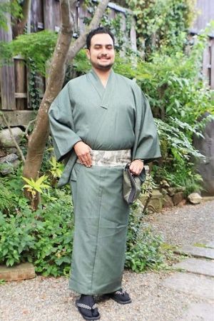 男性着物