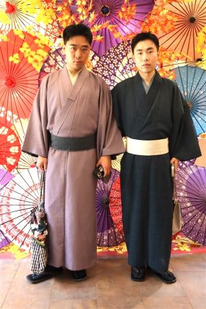 男性着物