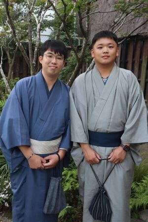 男性着物