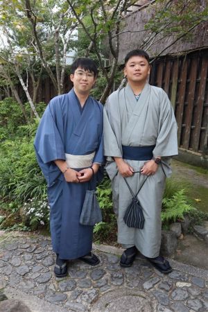男性着物